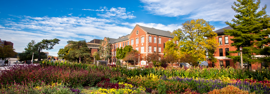 Outside view of dental school building