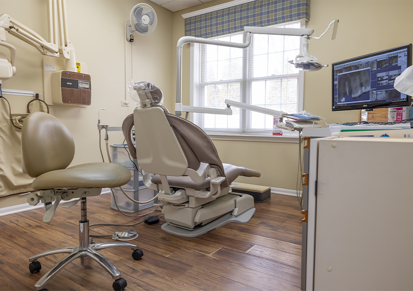 Dental exam room